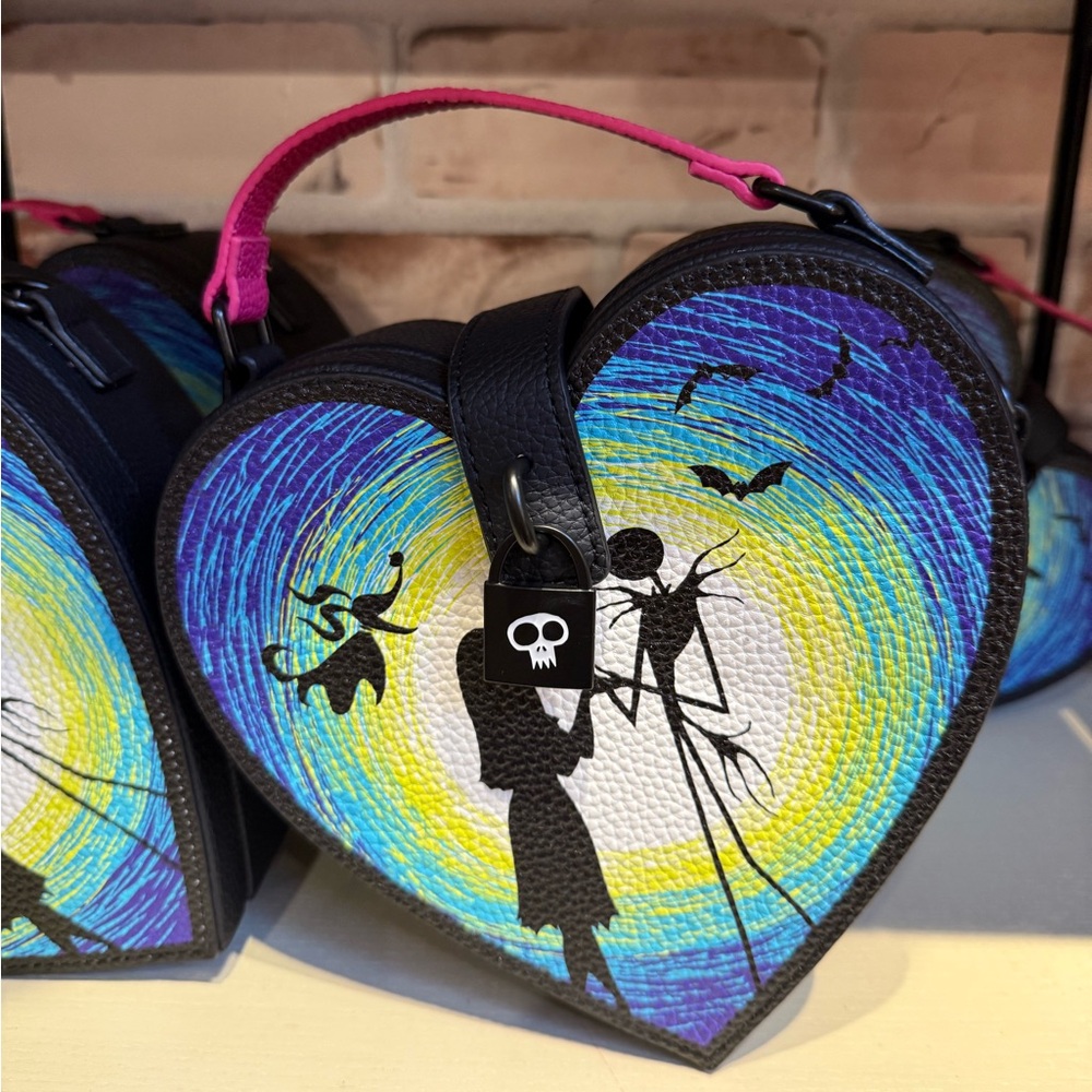 The Nightmare before Christmas Jack and Sally Heart Purse